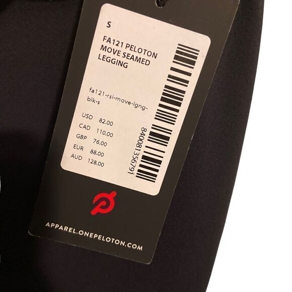 NWT Peloton Move Seamed Legging in Size Small Color Black - Picture 10 of 10